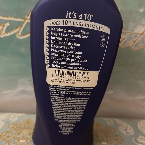 💜NWT IT’S A 10 KERATIN SHAMPOO💜 - Picture 3 of 3